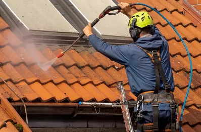 Démoussage et hydrofuge de toiture à Sortosville