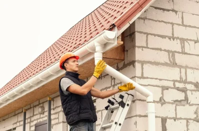 Pose et remplacement de gouttières à Sortosville